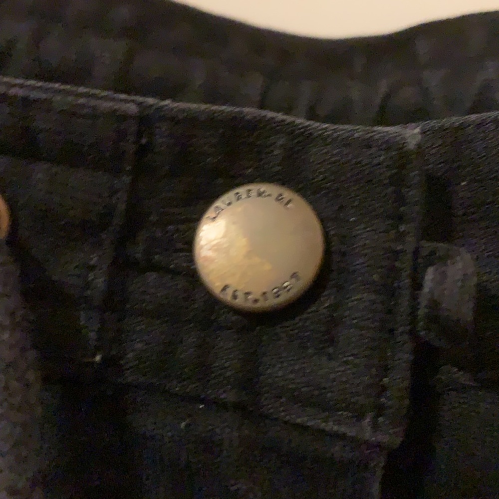 Lauren Ralph Lauren Cotton Black Cargo Utility Workwear Shorts - Picture 5 of 9